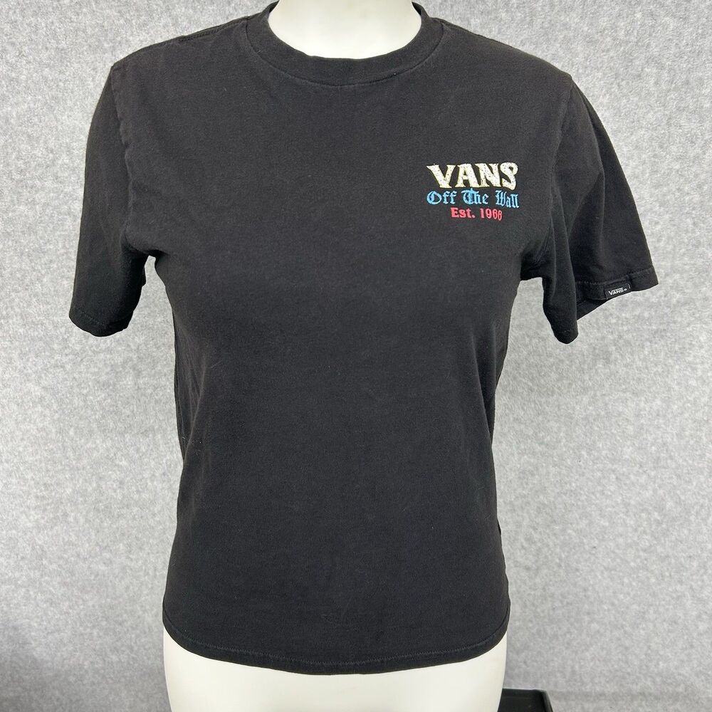 Vans Magic Wizard Graphic T-Shirt Black Medium 10/12